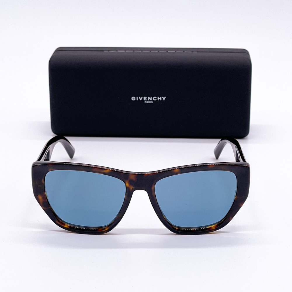 NEW GIVENCHY GV7202/S 086 HAVANA BLUE SUNGLASSES GIVENCHY GV 7202/S - Picture 2 of 14